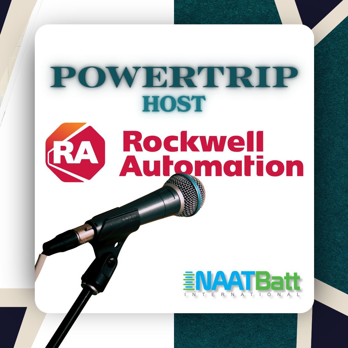 POWERTRIP LAUNCH: Rockwell Automation Aug 21  Milwaukee HQ exclusive tour 8:30am-4pm CT NAATBatt members only FREE + networking lunch 
Limited capacity - register now: events.naatbatt.org 
#PowerTrip #RockwellAutomation #NAATBatt #battchat