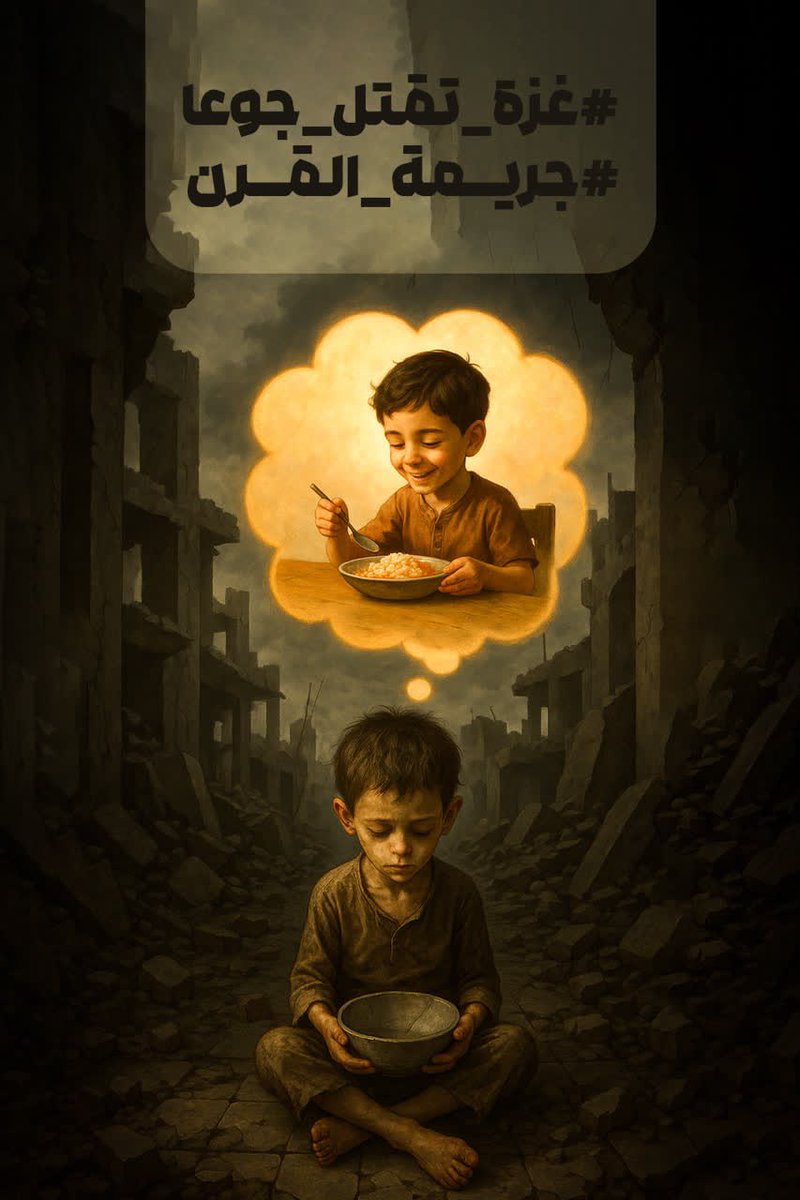 #غزه_تباد_وتحرق 
        #غزة_تقتل_جوعاً 
            #جريمة_القرن