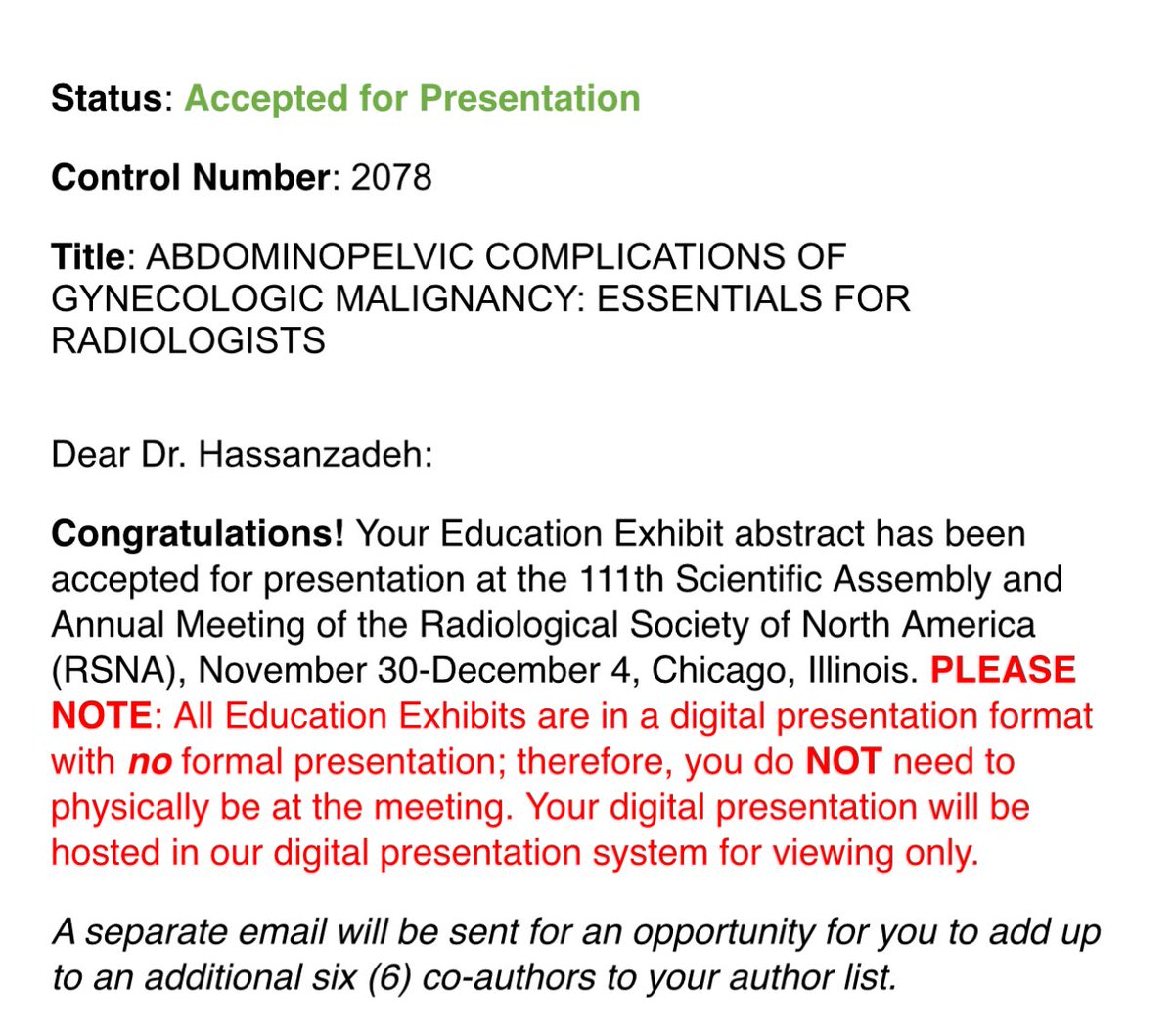 saraaahzzz's tweet image. Here we go again Chicago!
Million thanks to my wonderful mentors.
#RSNA2025