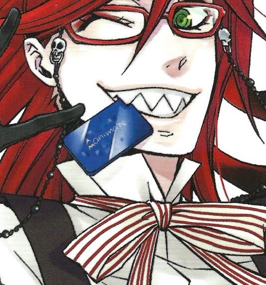 h_ailst0rm's tweet image. sometimes i wonder what would happen if i bit grell for fun but im scared bc she would try to bite me back…. ouch….