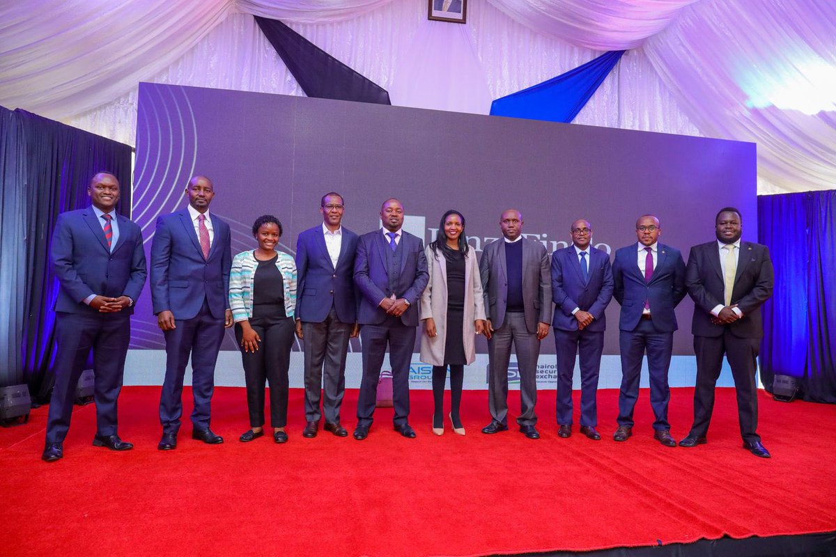 A historic milestone for <a href="/CPFKenya/">CPF Group</a> at the bell ringing of Linzi Finco 003 ABS at <a href="/NSE_PLC/">NSE PLC</a> graced by H.E  <a href="/WilliamsRuto/">William Samoei Ruto, PhD</a>. As Co-Arranger &amp; Placement Agent for this issuance of Kes. 44.79 B, CPF Capital reaffirms its commitment to delivering innovative capital markets solutions.