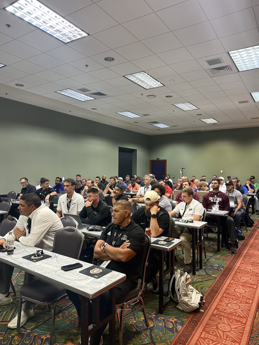 ANSRSFB's tweet image. THSCA Coaching School did not disappoint! Thanks to everyone who came by — we’re fired up for what’s next and ready to help even more programs get their Football ANSRS FASTER™! 🔥

🔗: Learn More About #ANSRS ⬇️
ansrs.ai/product/?utm_s… #FootballSoftware