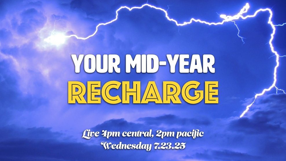 MattPowersSoil's tweet image. Are You Ready For Your Mid-Year RECHARGE??
JOIN US LIVE - Later Today: matt-powers.mykajabi.com/offers/zbAK5Fu…