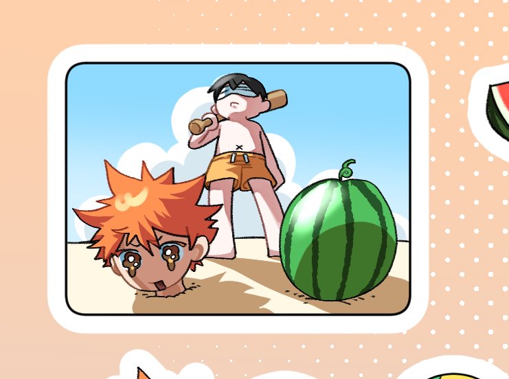 nasosim_haikyu's tweet image. 스티커 중에 제일 마음에드는거😍😍😍