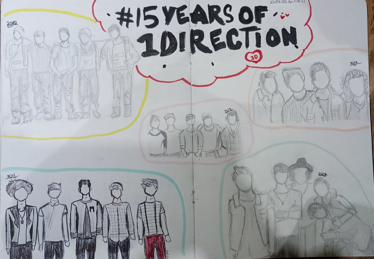 footballouist91's tweet image. Spent nearly 10 fucking hours to do this, and yes I am not a good artist but still I put my effort in it, hope you enjoy:) #15YearsOfOneDirection #15Yearsof1D