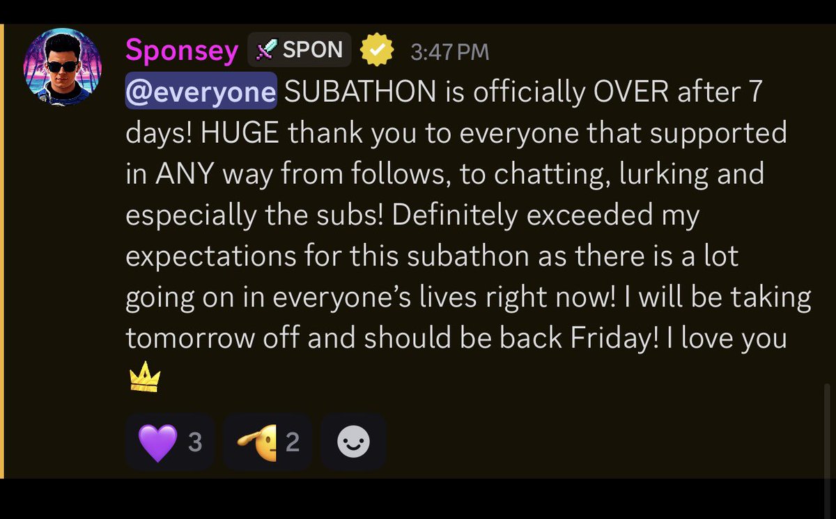 THANK YOU! We will be back Friday! 🫶 linktr.ee/sponsey