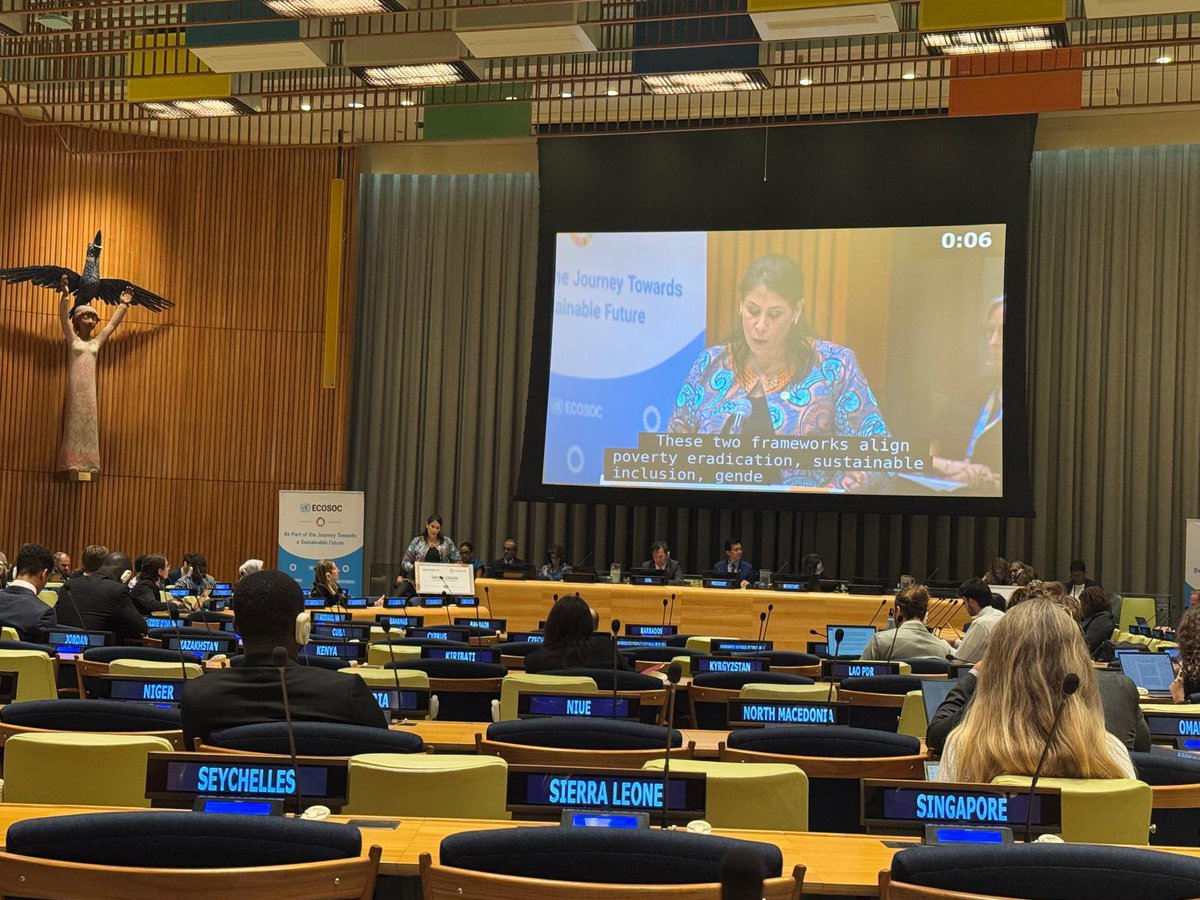 AfricanUnionUN's tweet image. "Our HLPF theme for this year, is a timely call to action. It underscores the critical need to foster economic inclusion, strengthen social safety nets, and create decent employment opportunities, especially for Africa’s rapidly growing youth population.
The African Union’s…