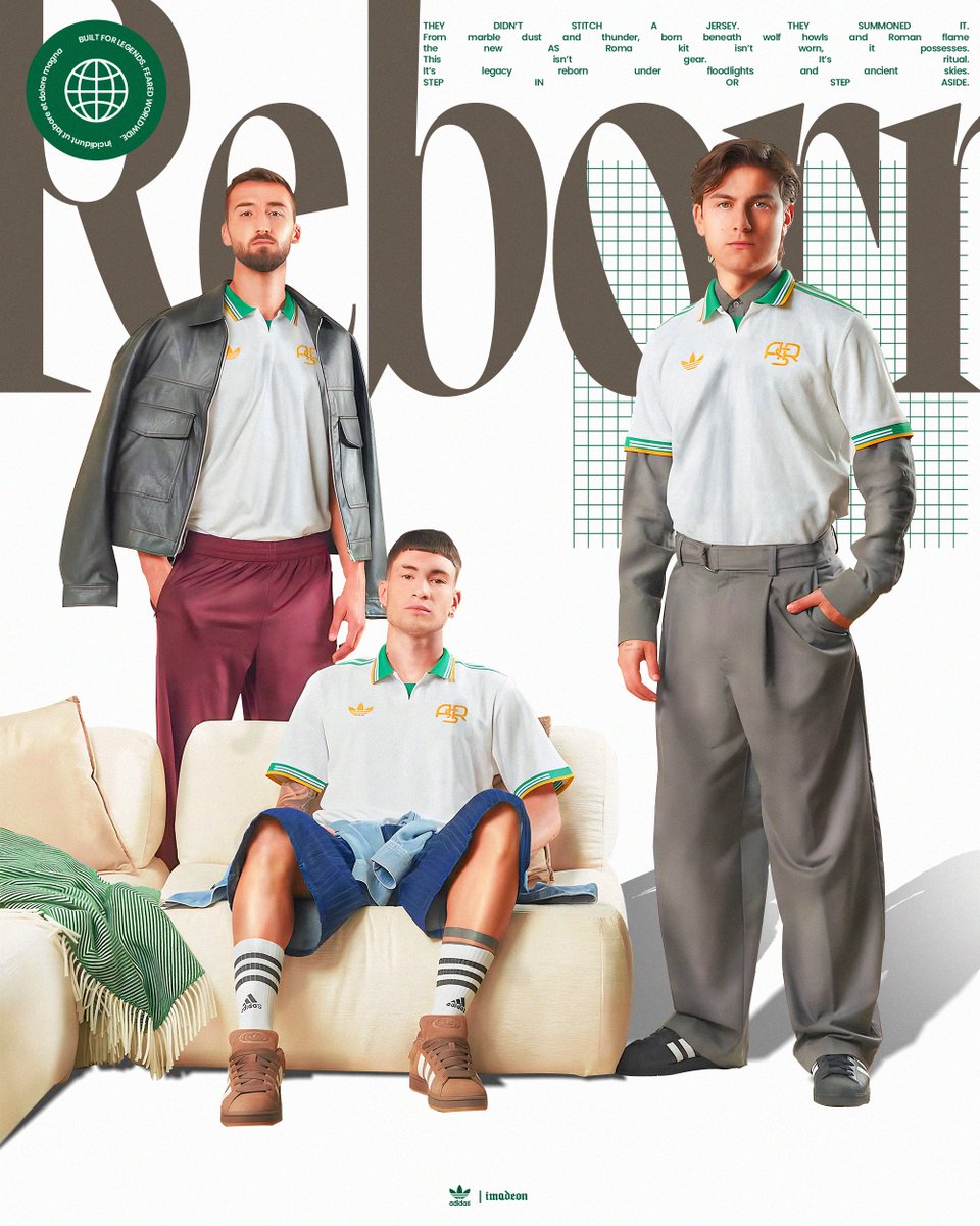 AS ROMA Official kit 25/26 🟢⚪🟡

Designed by Me 🫡

#smsports