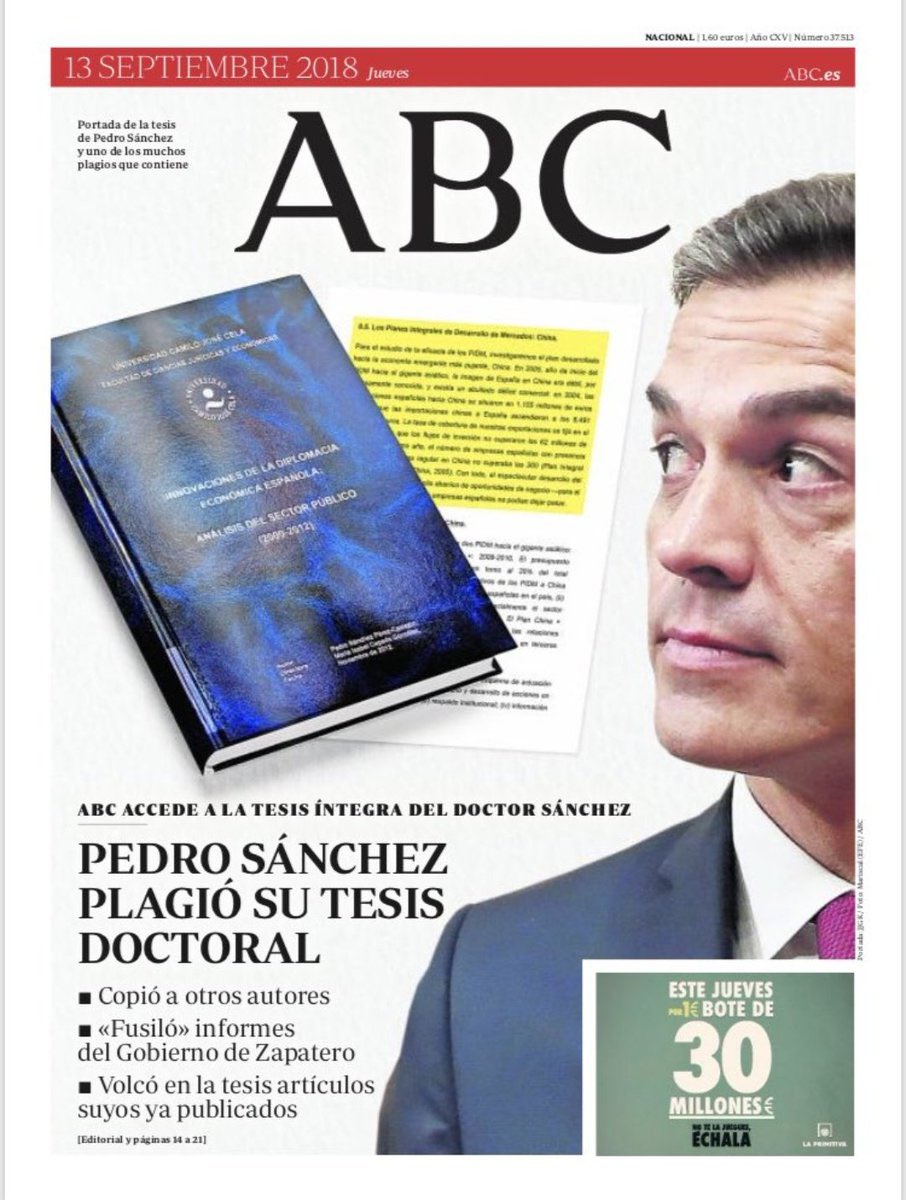 Capitana_espana's tweet image. Pedro Sánchez va a dimitir por plagiar su tesis doctoral, y yo no sé qué ponermeeee!!!