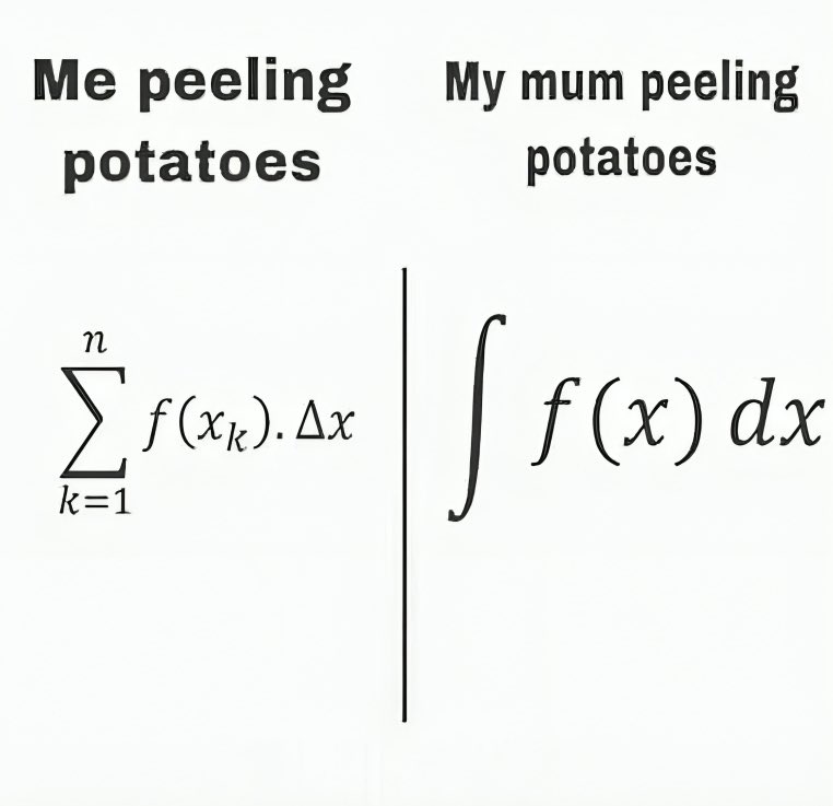 This calculus joke involving potatoes.😂