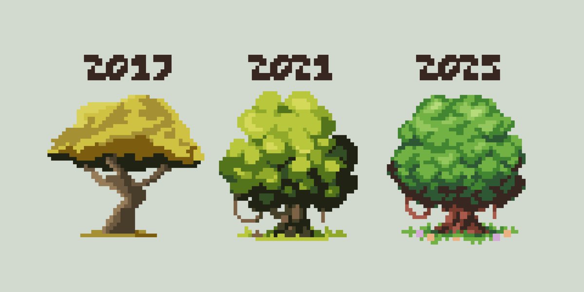 NotCleverTom's tweet image. Tree growth 🌳