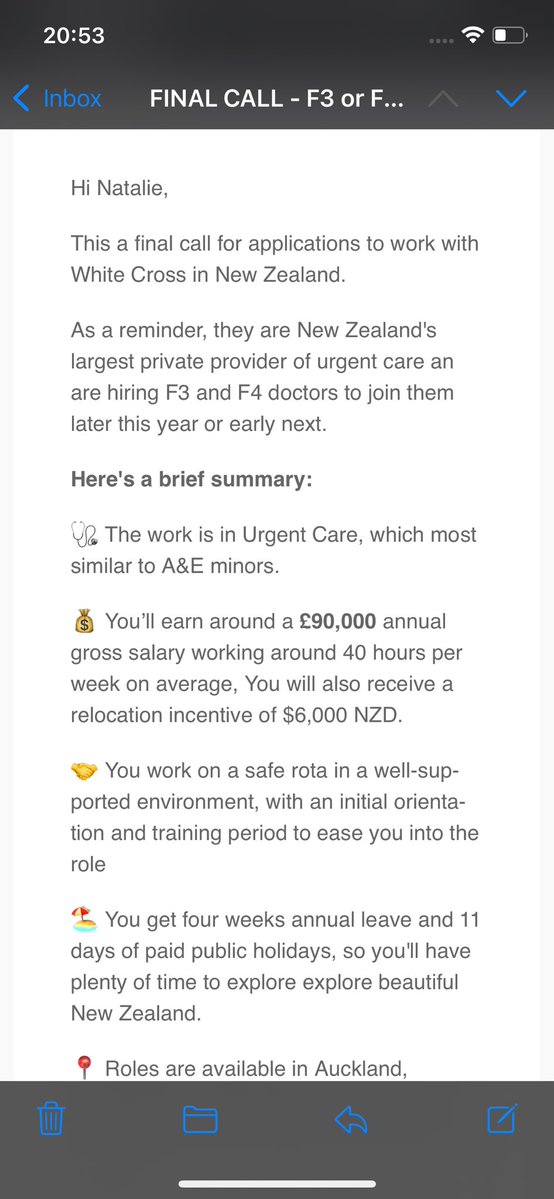 Natalie (@natdodman) on Twitter photo I am once again reminding <a href="/wesstreeting/">Wes Streeting</a> that pay restoration still represents incredible value for money.
If he can justify why a. assistant is paid £10k more than a qualified doctor (starting pay £36k) I’ll happily not strike.
But that won’t ever happen, because it’s wild. I am once again reminding <a href="/wesstreeting/">Wes Streeting</a> that pay restoration still represents incredible value for money.
If he can justify why a. assistant is paid £10k more than a qualified doctor (starting pay £36k) I’ll happily not strike.
But that won’t ever happen, because it’s wild.
