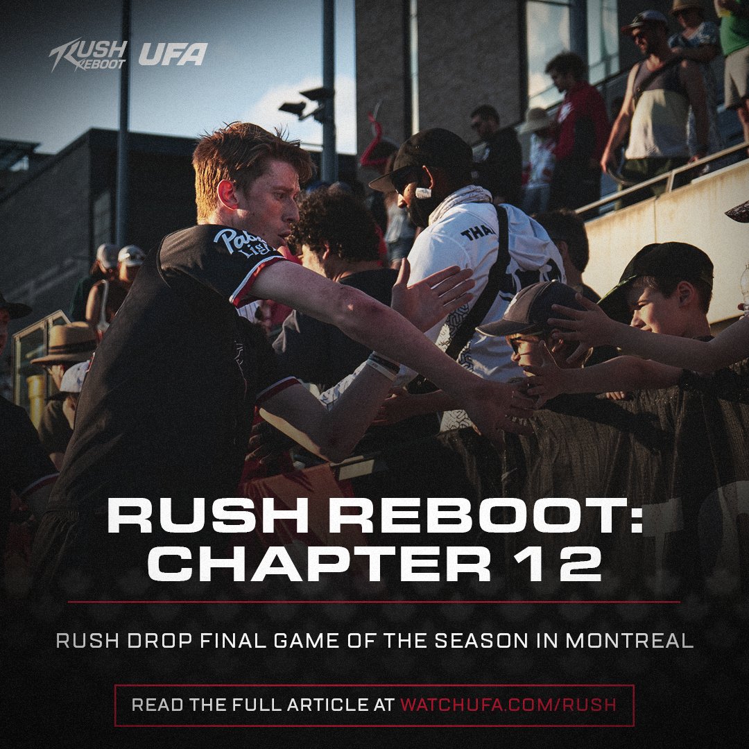 The 2025 season ends with a tough loss in Montreal, but the foundation is in place for what’s next.

📖 Chapter 12 – Rush Drop Final Game of the Season
👉 watchufa.com/rush/news/rush…

Thanks for riding with us this year.

#RushReboot25 #FeelTheRush