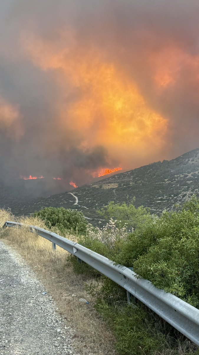 AndreasAdamides's tweet image. Cyprus - huge fires out of control with strong winds and 45C predicted tomorrow!
Several villages evacuated and many homes under serious threat.
Any help from our neighbours needed urgently.