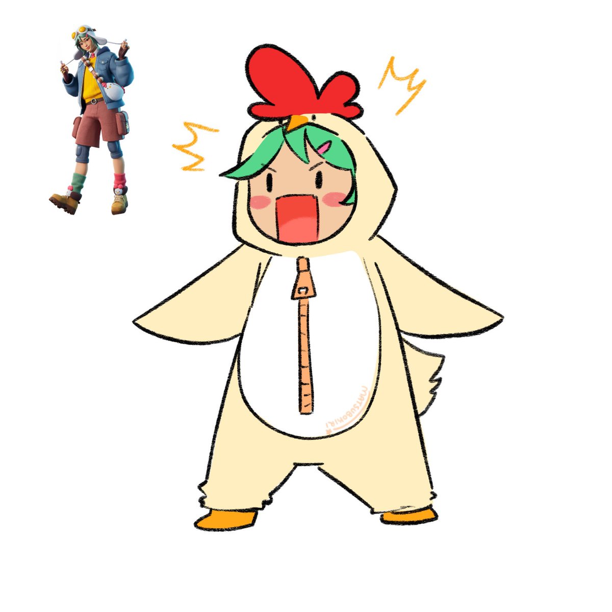 matsubokiri's tweet image. hensey fortnite appreciation