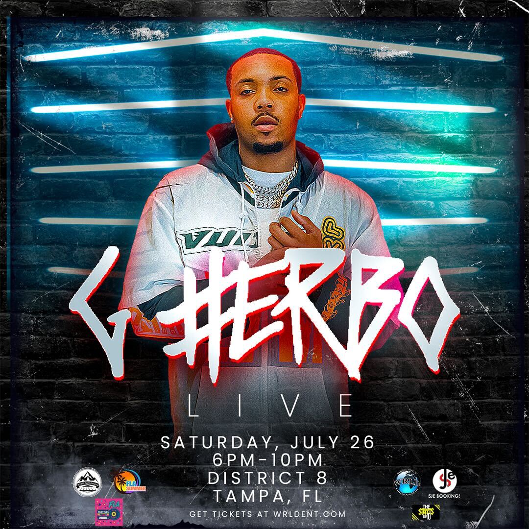 gherbo's tweet image. THIS SATURDAY, JULY 26 | 📍TAMPA, FL
ticketmaster.com/g-herbo-tampa-…