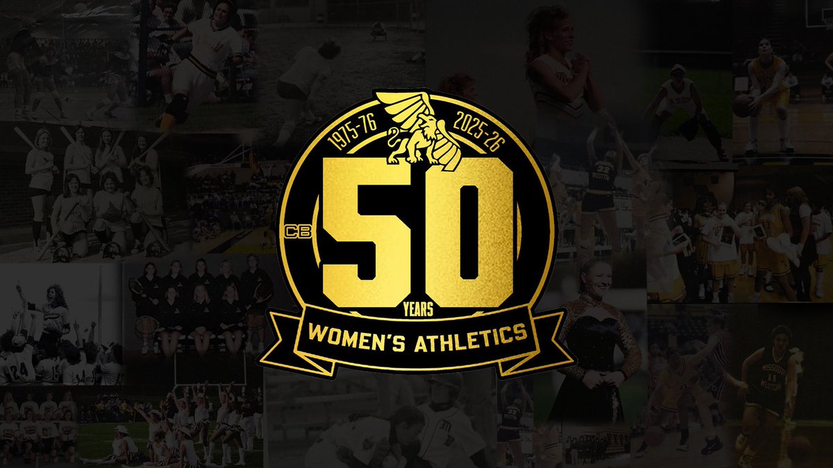 Missouri Western Athletics (@mwsugriffons) on Twitter photo Here’s to the trailblazers and trendsetters. 
Honored to celebrate 50 years of women’s sports at MoWest.
📰 - bit.ly/4f3Za0h
#FightOn50 |  #BlackisGold🔔 Here’s to the trailblazers and trendsetters. 
Honored to celebrate 50 years of women’s sports at MoWest.
📰 - bit.ly/4f3Za0h
#FightOn50 |  #BlackisGold🔔