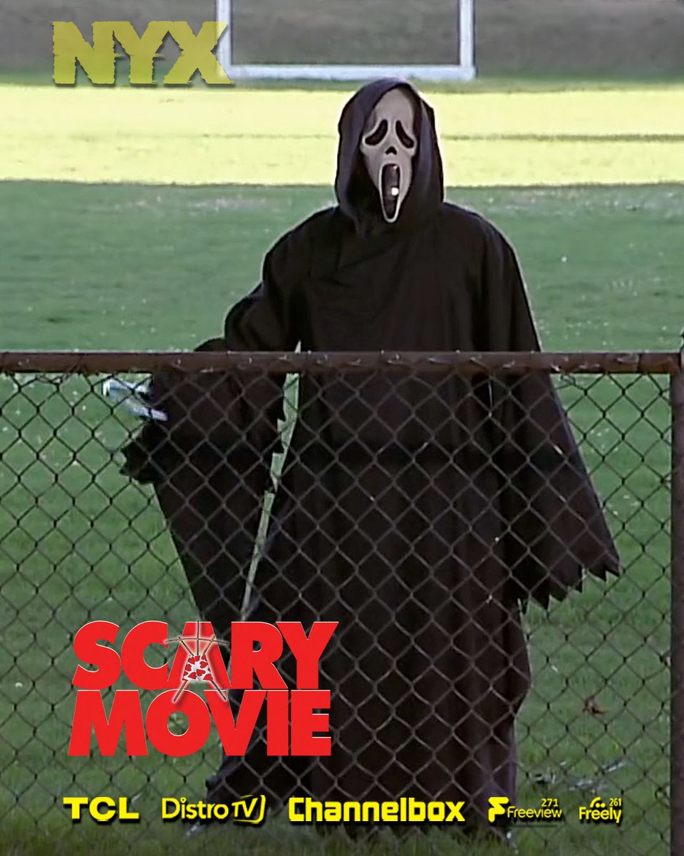 nyxtvuk's tweet image. Evil is coming. Bring protection!
Get ready for a comedy so funny it'll scare you to death! @MarlonWayans and @AnnaFaris star in Scary Movie this Friday at 9pm. #wasssup
More info nyxtv.co.uk/tv-guide