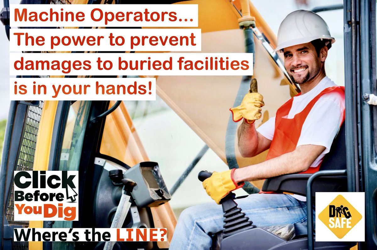 DigSafeMetroYEG's tweet image. ❗️Calling all Alberta machine operators! The power to prevent damage to buried facilities is in your hands! ##ClickBeforeYouDig #digsafe #WheresTheLine