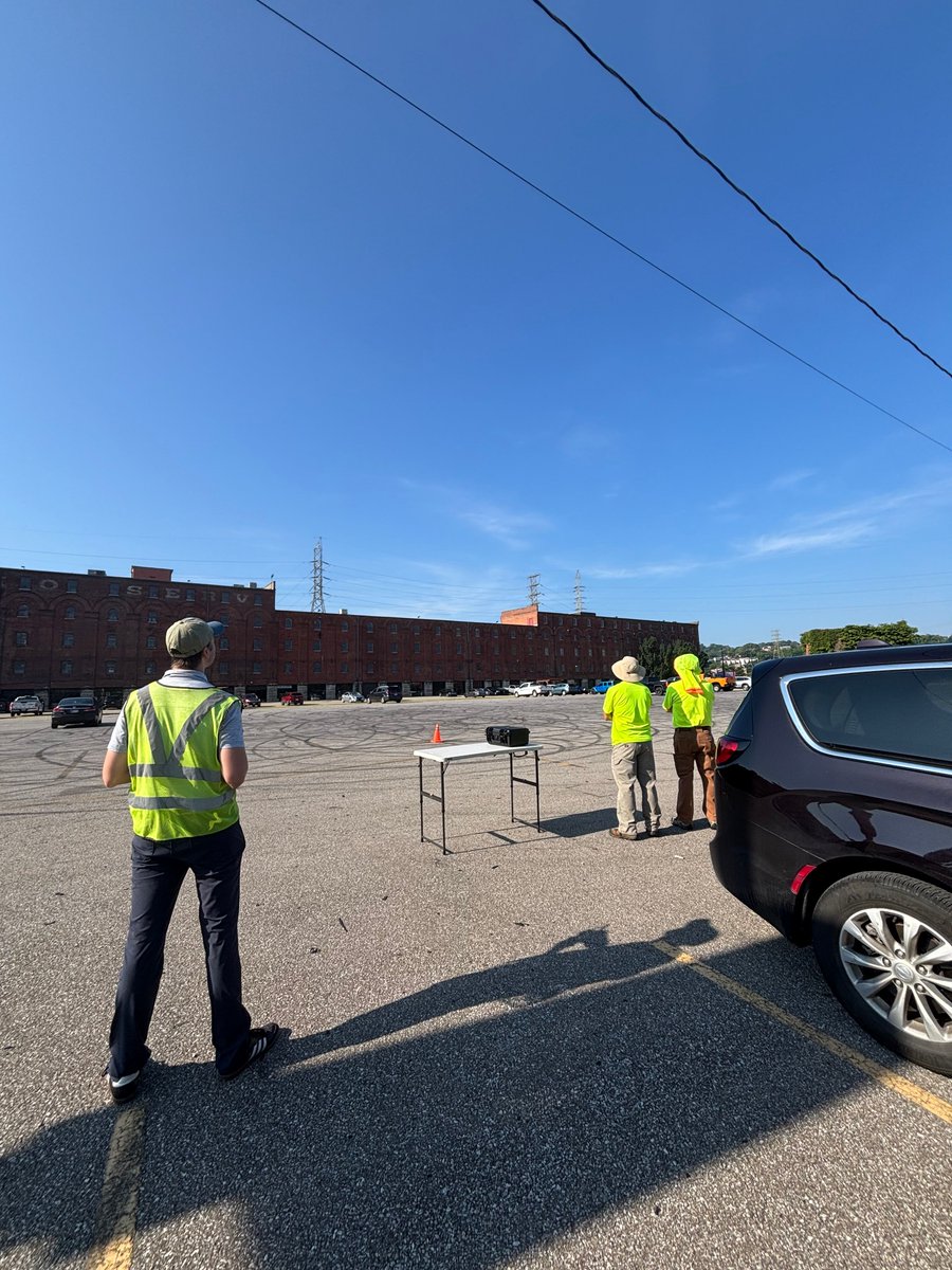 Earlier today, OKI's UAV Pilots took a drone flight through Longworth Hall. Imagery from this flight will be part of documenting Longworth history as the Brent Spence Companion Bridge project advances.