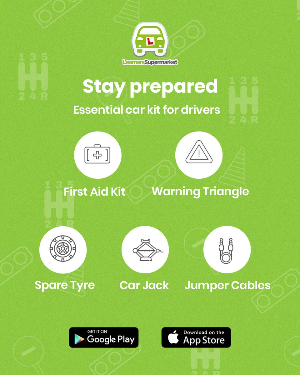 LearnersSM's tweet image. Don&apos;t get caught out on the road!
Being prepared for unexpected breakdowns or emergencies is crucial for every driver.

#DrivingInstructorTips #LearnToDriveUK #DrivingLessons #DrivingMadeSimple #DriverTrainingUK