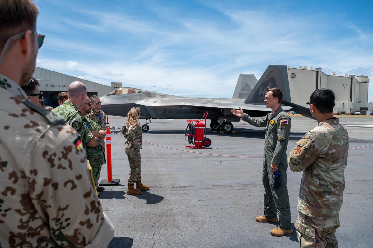 PACAF's tweet image. Eyes on #REFORPAC25
Recently, the Pacific Air Forces' International Affairs Division organized an International Observer Program event during Resolute Force Pacific 2025 to provide insight into the exercise here. Click here to read more about it: bit.ly/451OYku