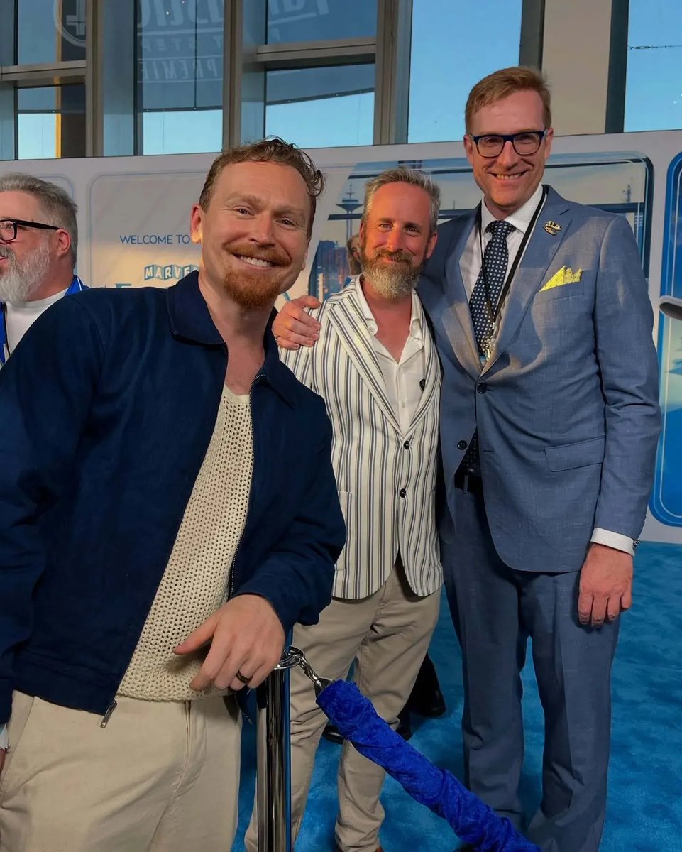 Chip zdarsky and Ryan north at #FantasticFour  premiere