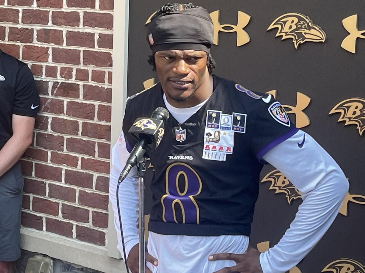jonas_shaffer's tweet image. Lamar Jackson on what’s different for him in 2025: “I’m 28. Last year, I was 27.”
Big grin.