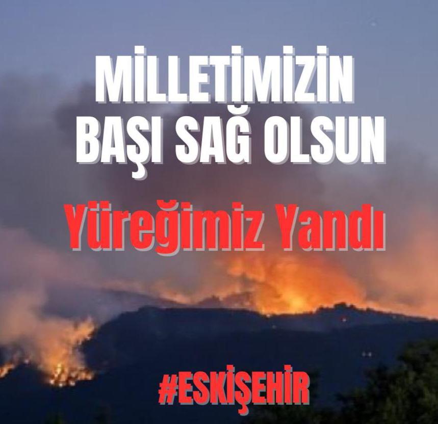 Eskişehir'de çıkan orman yangınına müdahale ederken şehit olan 11 orman işçimize Allah'tan rahmet, yaralılarımıza acil şifalar diliyorum.

Rabbim şehitlerimizin mekanlarını cennet eylesin.

Milletimizin Başı Sağ Olsun. 🇹🇷