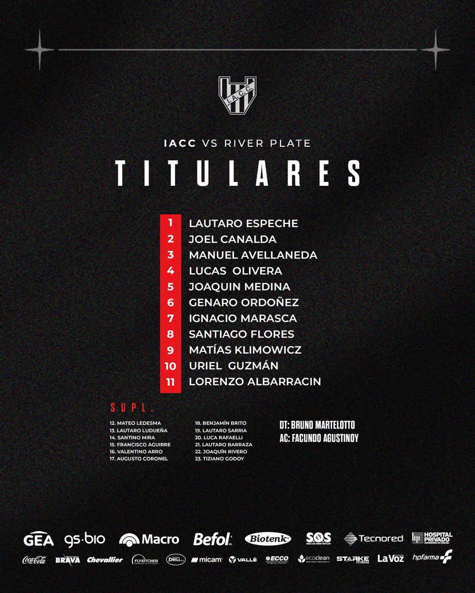 GermanBalcarce's tweet image. #RIVER | RESERVA
📋 Instituto 1- River 0
⚽️ PT 32' Ignacio Marasca
🏟️ Predio La Agustina