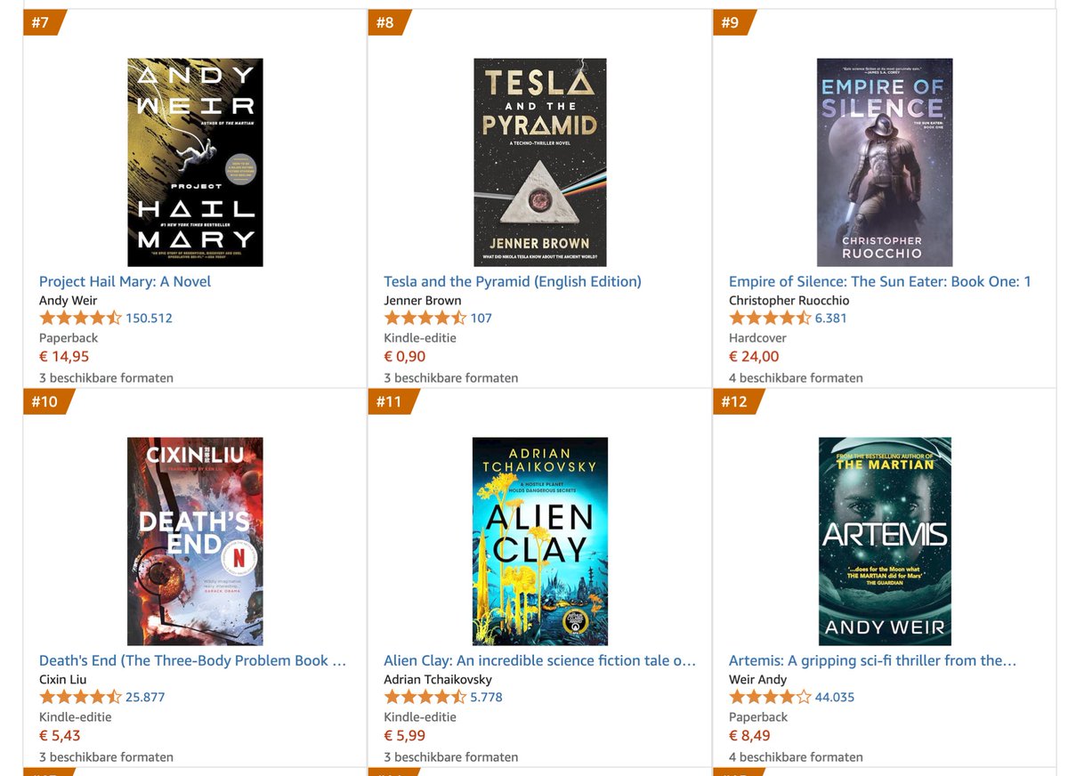 jennerbrownX's tweet image. Wedged between Project Hail Mary and 3 Body Problem? I’m OK with that.