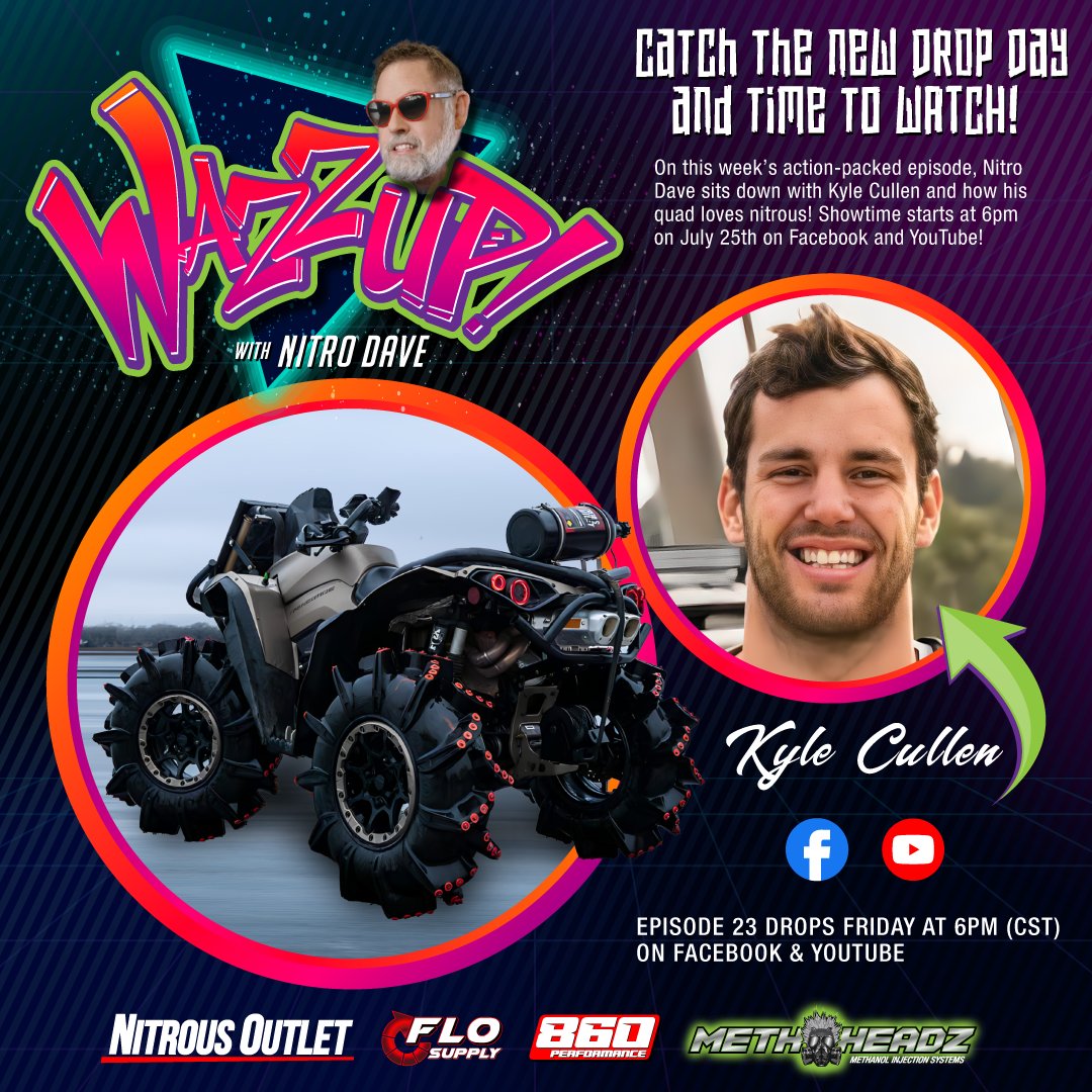 Got a very special episode coming at you featuring @kyleccullen 🔥

New episode drops Friday on YouTube &amp; Facebook 👀

#racing #dragracing #atv #quad #nitrous #kylecullen #nitrousoutlet