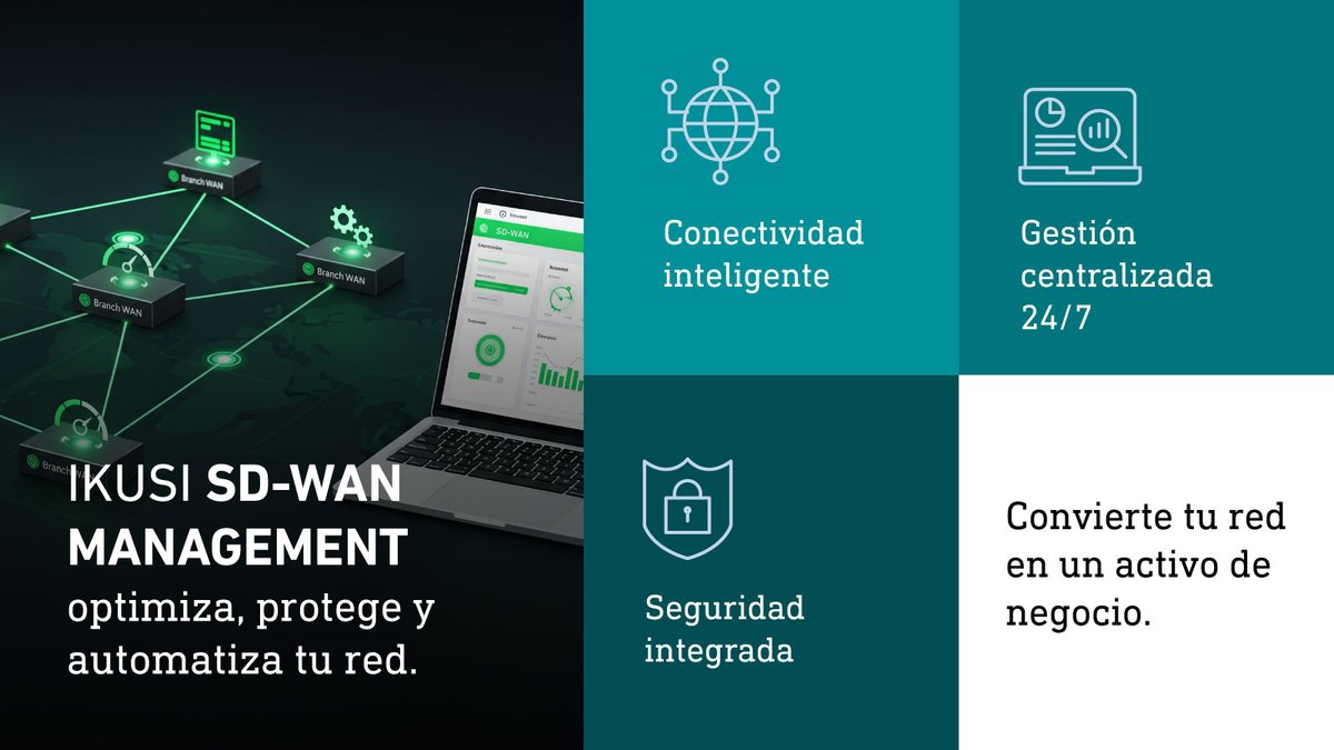 Tu red puede ser un cuello de botella… o un acelerador.

🔧 Así convierte Ikusi el tráfico en rendimiento:
bit.ly/447qEhL

#ikusi #sdwan #sase #ciberseguridad
Fuente: Business Comcast