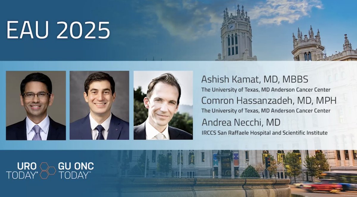 urotoday's tweet image. Radiation vs systemic therapy for isolated pelvic recurrence after cystectomy. @AndreaNecchi & Comron Hassanzadeh join @UroDocAsh in a debate about optimal management of isolated pelvic recurrences after radical cystectomy. #WatchNow on UroToday > bit.ly/45e2hPP