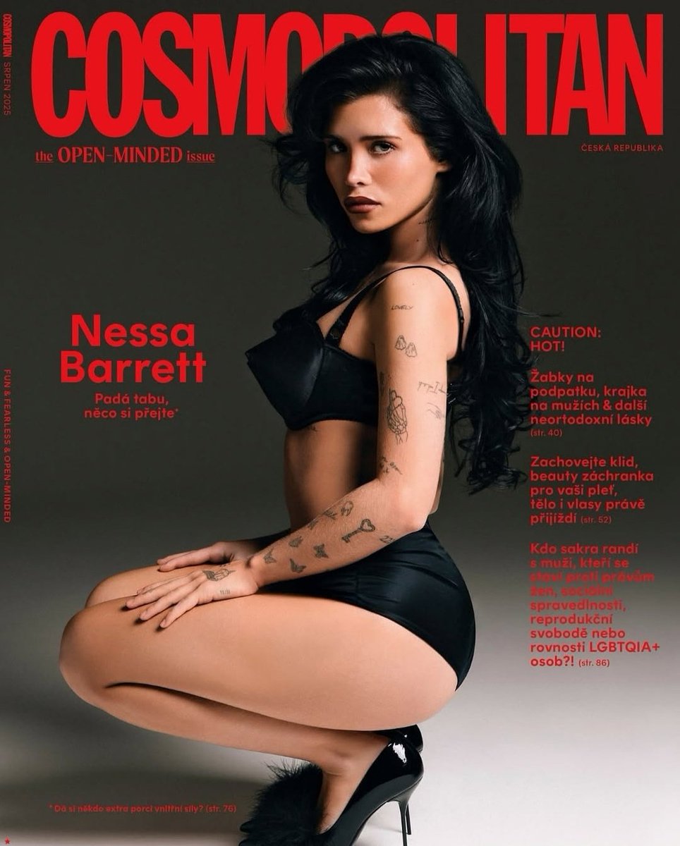 MARAVILHOSA! 😍

Nessa Barrett é a capa da nova edição da revista da Cosmopolitan.