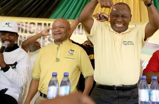 ZizinjaAbelungu's tweet image. Brown Mogotsi was running Senzo Mchunu's branding when he was contesting for Secretary General position in 2017 ANC Conference.
