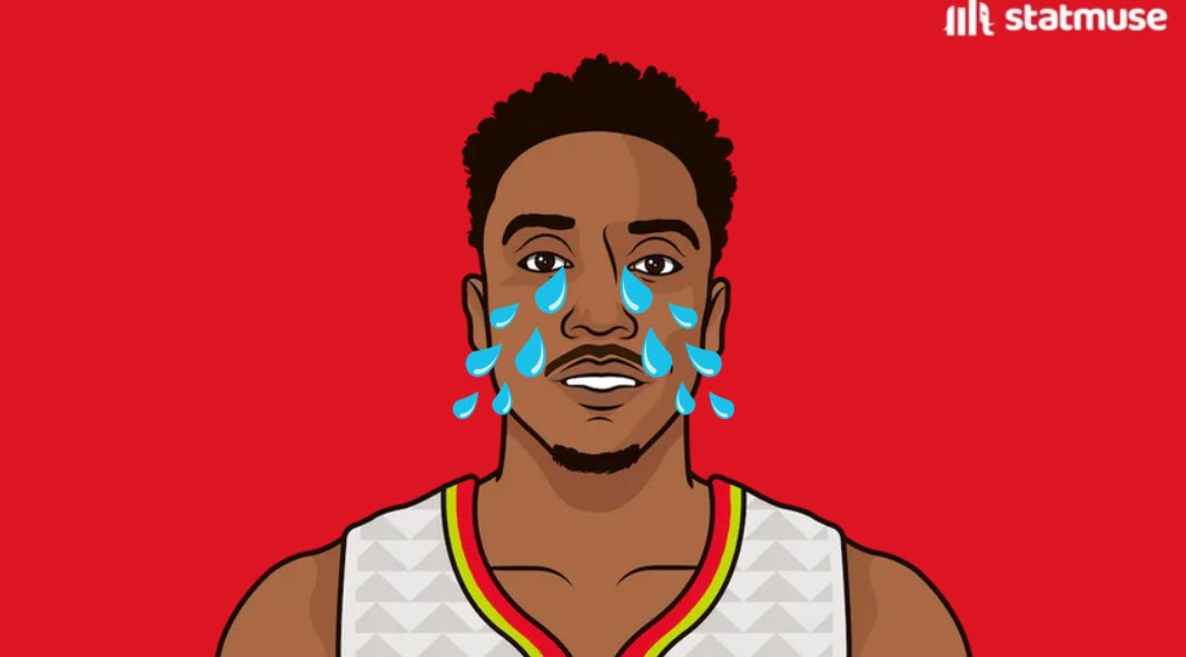 Jeff Teague during the big 3 era:

- 12/2/5 on 45/34 splits.
- 3-11 record against Miami 
- 1 total playoff series won 

Hell, I’d be mad too 😭