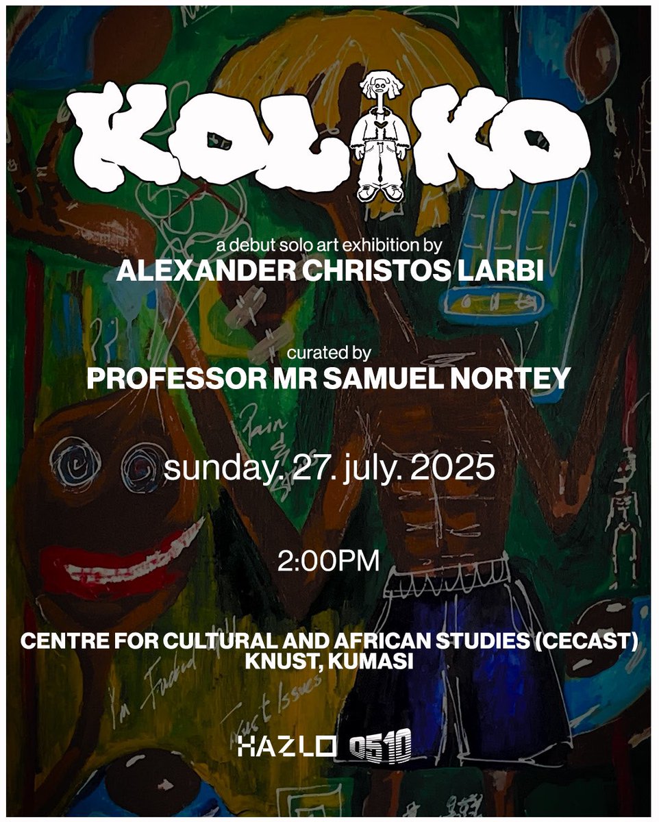 0510curated's tweet image. See you at KNUST this Sunday as we support Hazlo in sharing his truth with us.
#KOLIKO #HAZLO #0510curated