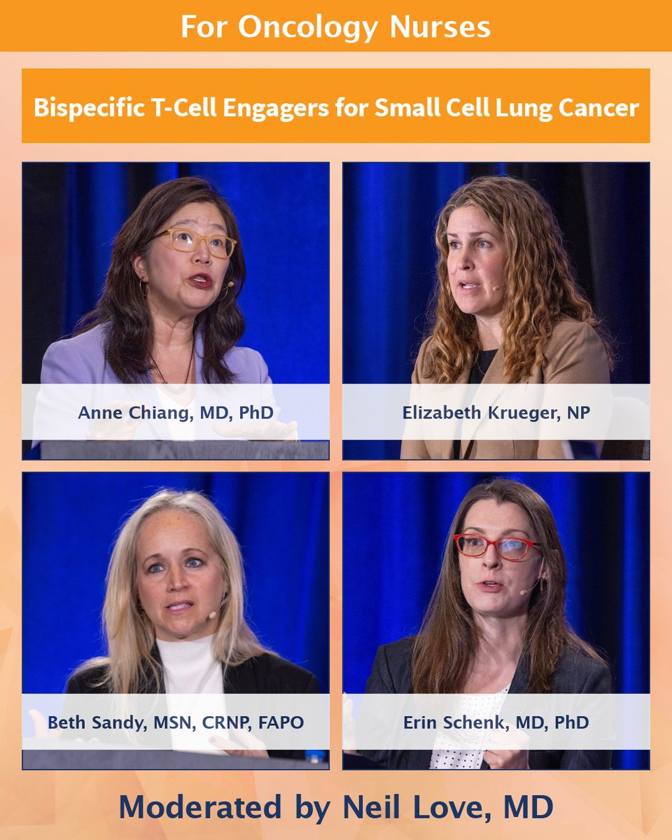DrNeilLove's tweet image. During the 2025 Annual ONS Congress, Dr Neil Love hosted a symposium on the role of DLL3-targeting bispecific T-cell engagers for small cell lung cancer. Check out the proceedings: ow.ly/V2Hn50WqtpM