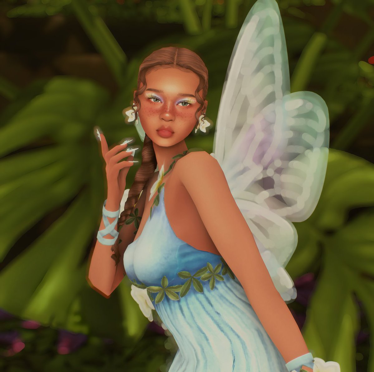 MariaRazzz's tweet image. Fairy time 🤍 #ShowUsYourSims #Sims4 #EnchantedByNature