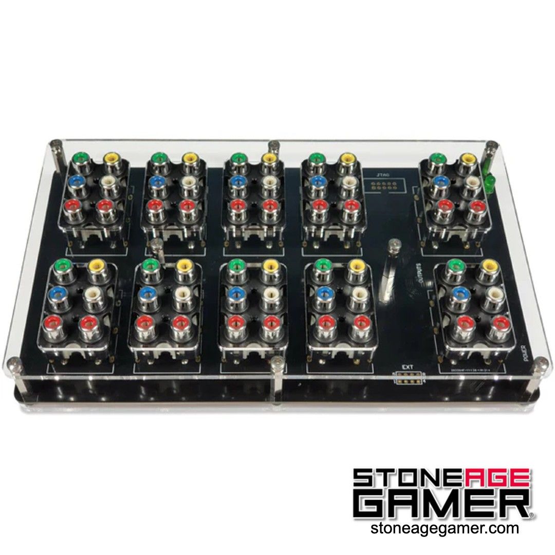 StoneAgeGamer's tweet image. BACK IN STOCK! The gcomp Automatic 8:2 Component / Composite Switch is now available at Stone Age Gamer. Get yours here: sag.rocks/3NonD3I