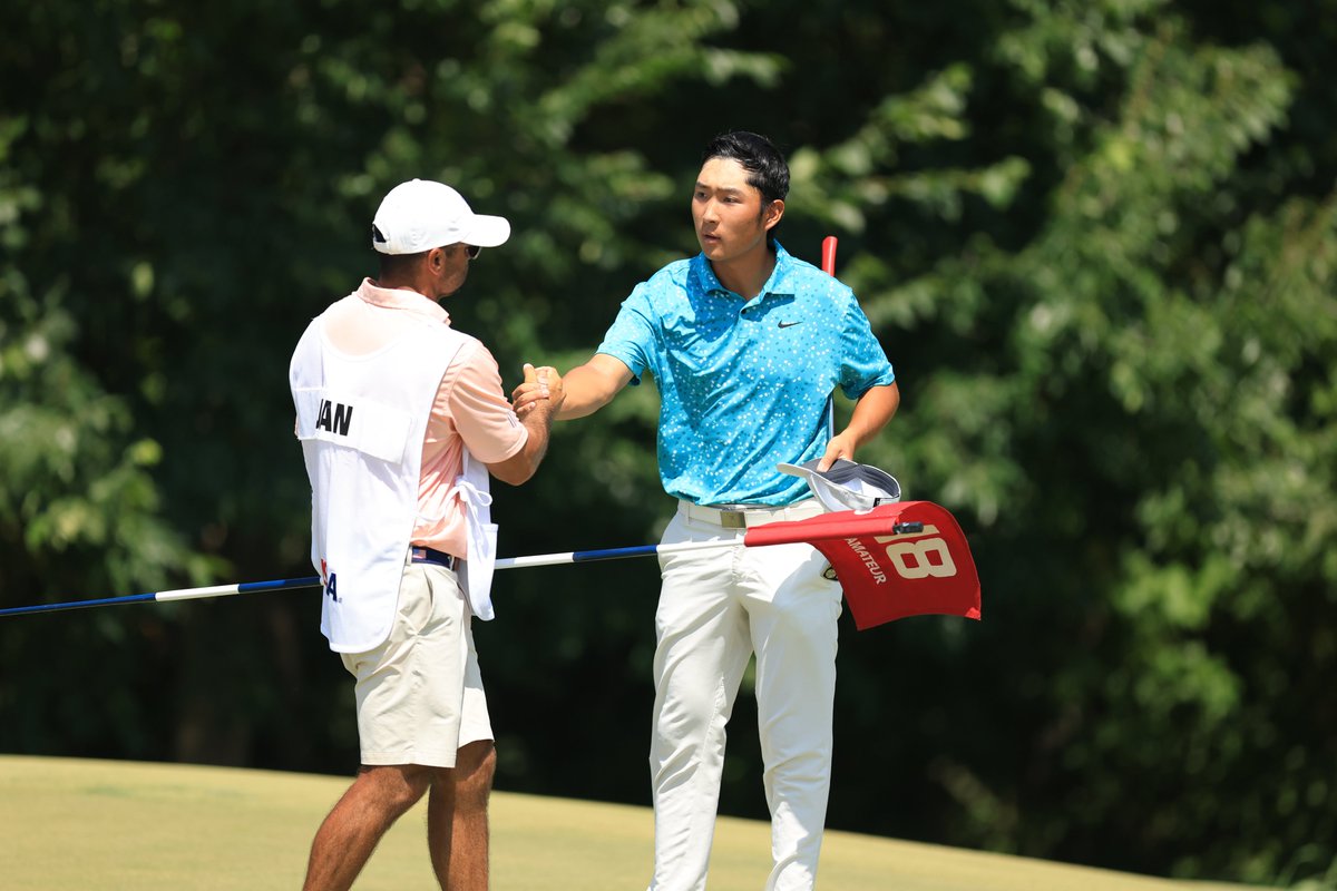 OSUCowboyGolf's tweet image. The top seed goes down! Henry Guan is moving on at the US Junior Am!
#GoPokes | #golfschool
