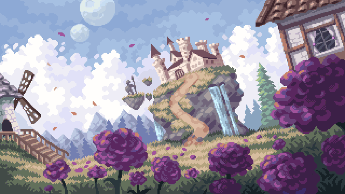 Landscape repost 🌺 #pixelart