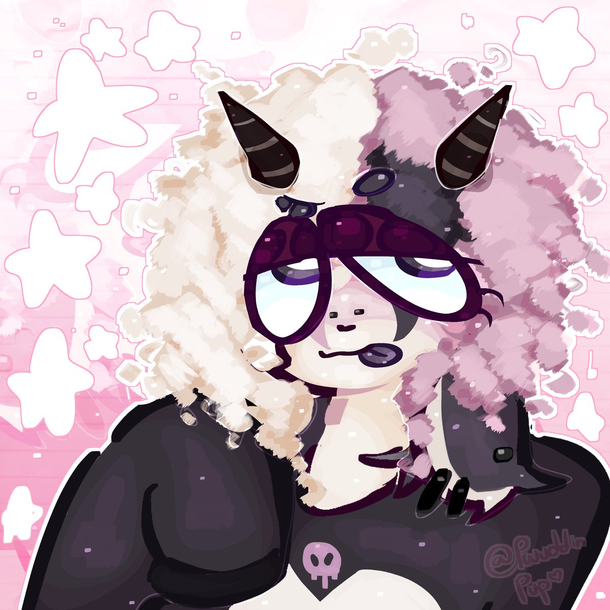 muttbrained's tweet image. ⁺﹒ Two c0mms i finished this month! 
#digitalart #furry #c0mmsopen
