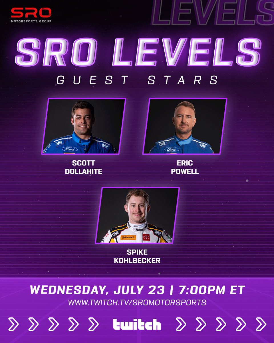 gtworldcham's tweet image. We’re back from #GTVIR and ready for a recap 👊
Join us at 7pm ET!
🟣 twitch.tv/sromotorsports
#GTWorld #GTworldAmerica