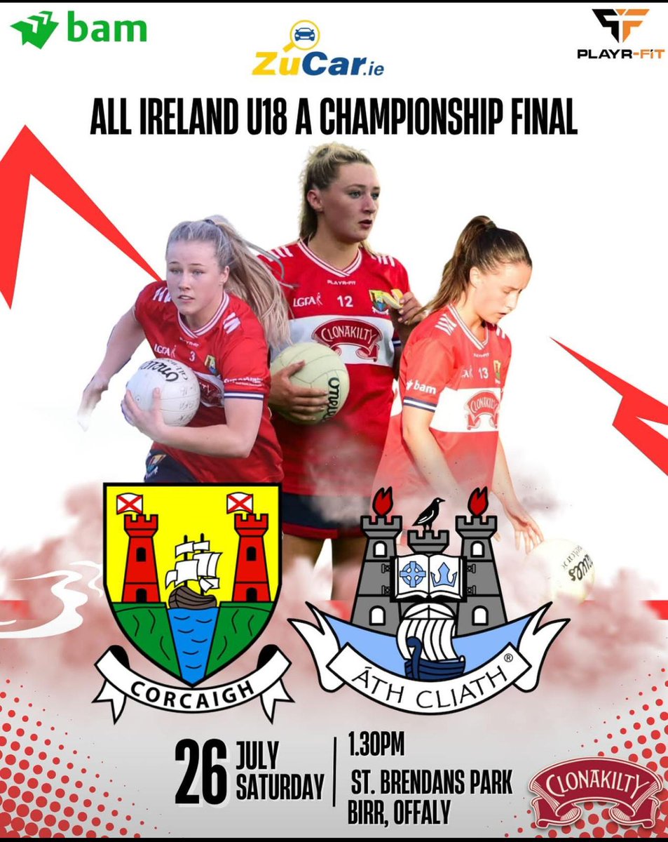 We wish Aisling O'Sullivan the very best Sat in the Minor A Football Final. The following is the link for anyone looking for tickets
universe.com/events/zucar-a…