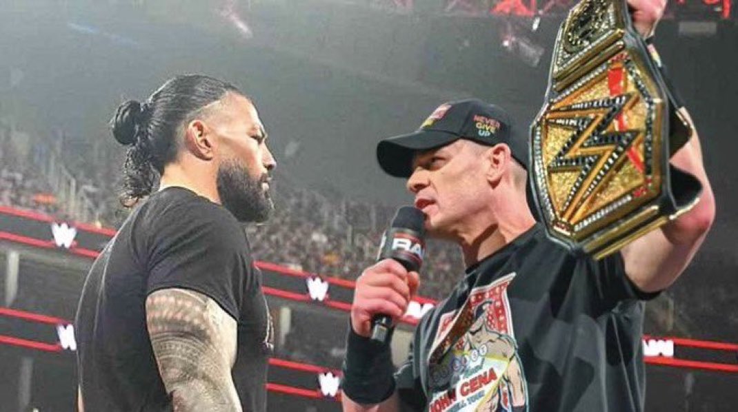 A_L_W_podcast's tweet image. Roman Reigns should be the one who defeats John Cena for the WWE Championship.
The Tribal Chief deserves his rematch for the WWE Championship. ☝️