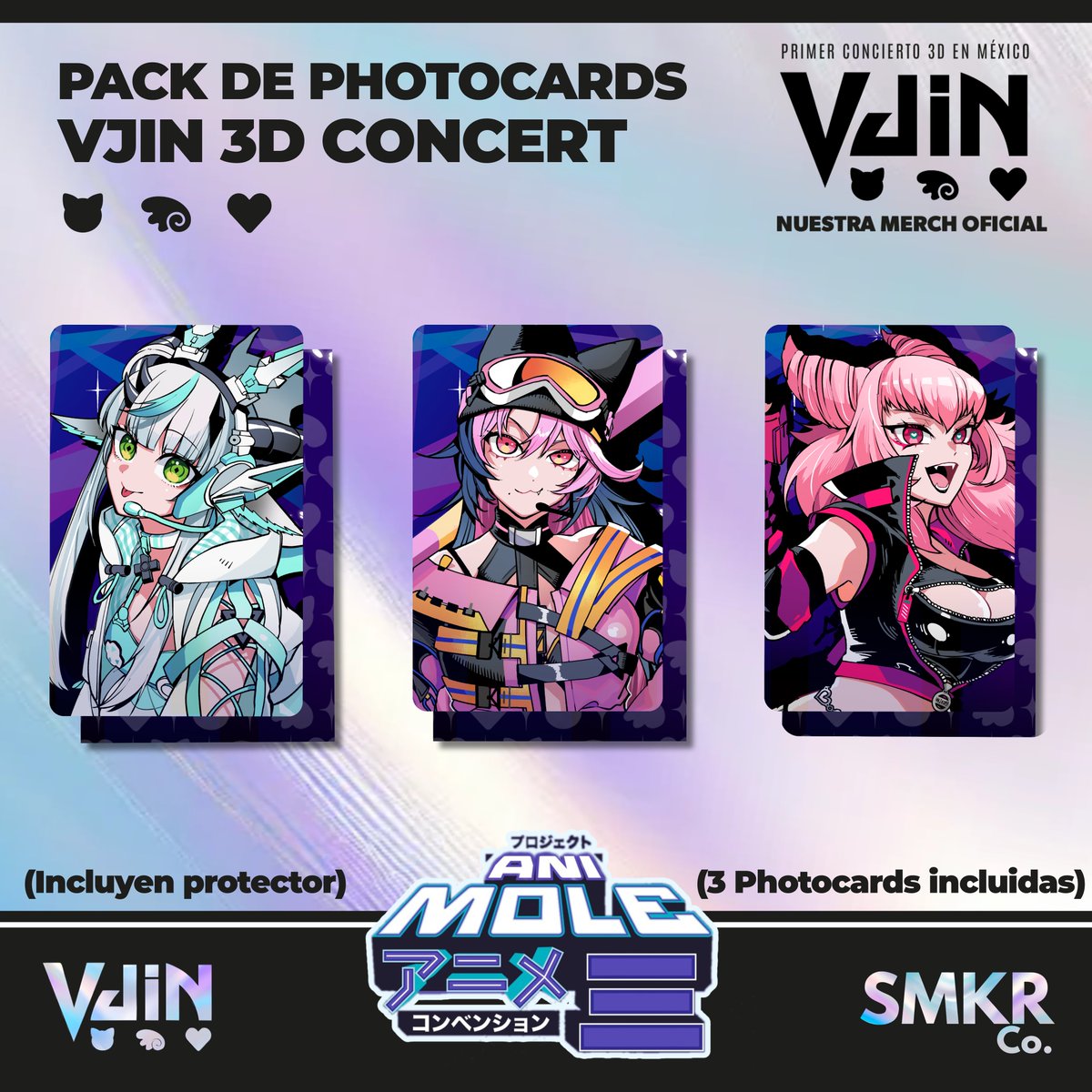 VJiN_LiVE's tweet photo. Mas raro que la carta de Pikachu del 1998!

Presentamos el pack oficial de photocards de VJiN!

Arte oficial del concierto para que lleves a tus oshis a todos lados.
 
✨ ¡Colecciónalas todas! ✨
🛒 Pre-orden disponible aquí 👉https://t.co/ozwsRXmeii https://t.co/BkdxmE2dYh