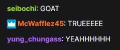 _k_C_e_'s tweet image. chat reaction to me saying &quot;i think i have to make the boobs bigger&quot;