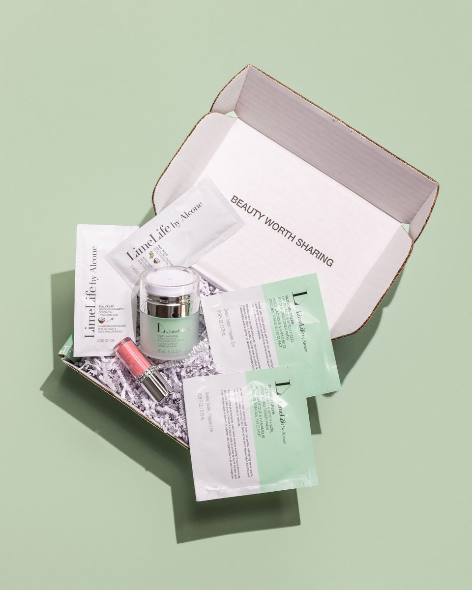 Glow in green with our JULY AMAZEBOX! 💚 

🌿 Green Smoothie Starter Set
💚 Two Glowing Green Exfoliating Toner Pad Treatments
💋 Mini Perfect Lip Gloss in shade Grace
🫧 Full of Life Shampoo Sample
🧖‍♀️ Full of Life Conditioner Shampoo

Shop now: limelife-by-alcone.visitlink.me/lgoYVs